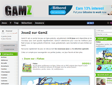 Tablet Screenshot of gamz.fr